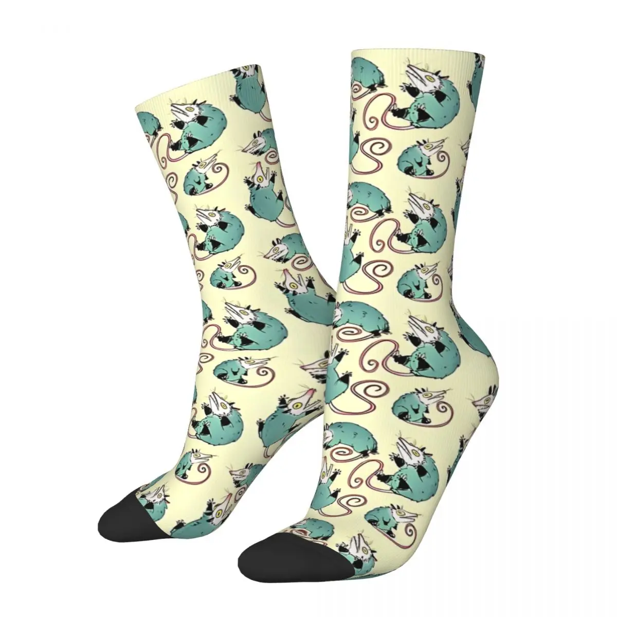 Trash Cats Scarf Socks Sports 3D Print Boy Girls Mid-calf Sock