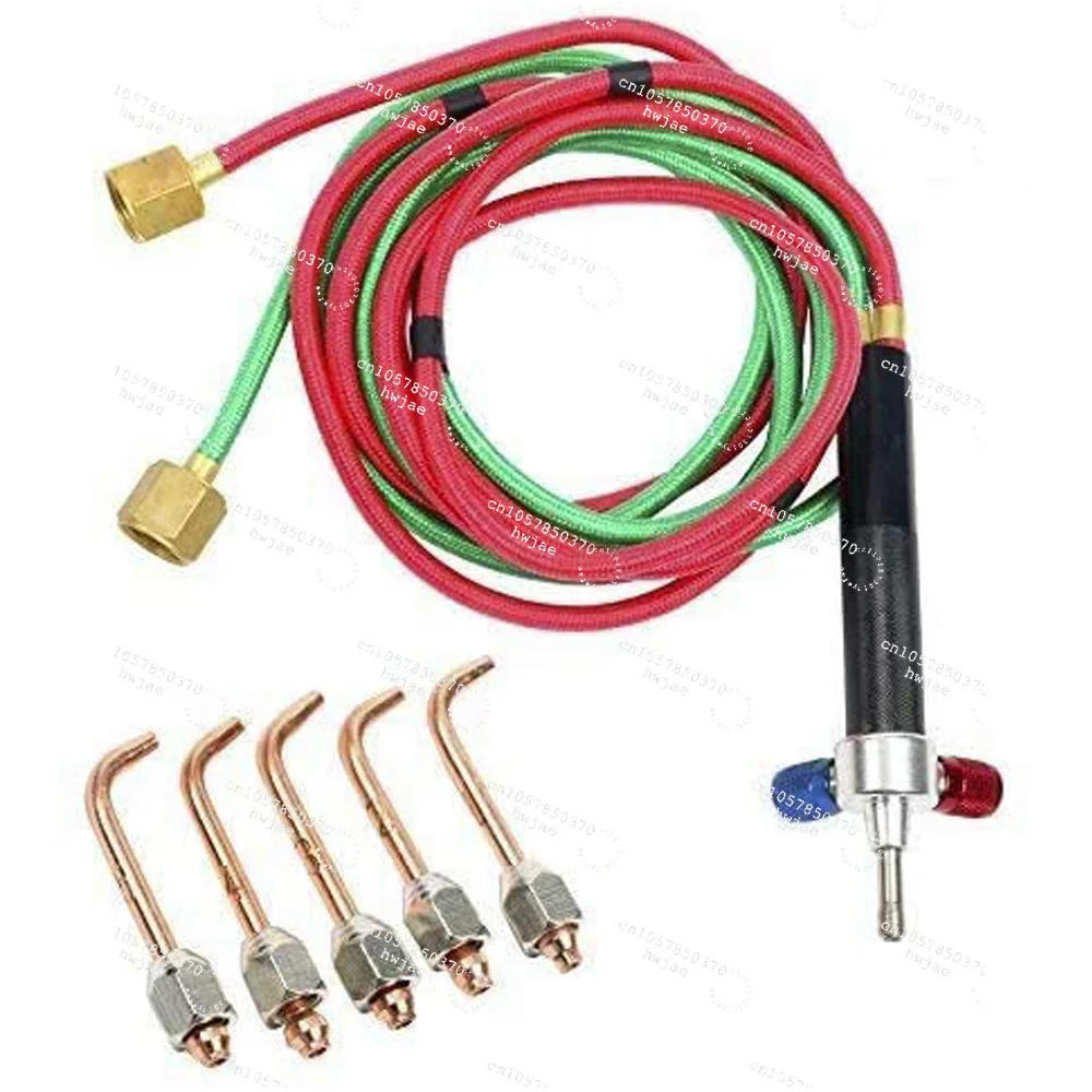 Boxed Multipurpose Jewelry Mini Oxygen Welding Torch 5 Nozzle Torch Welding Tool for Jewelers Jewelry Accessories