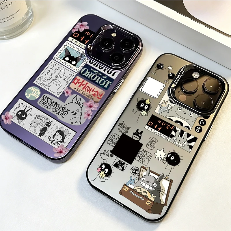 T-Totoros Anime Frosted Case for Samsung Galaxy S26 S25 S24 S23 Plus S22 Ultra S21 S20 FE A57 A56 A55 A54 A53 Acrylic Hard Cover