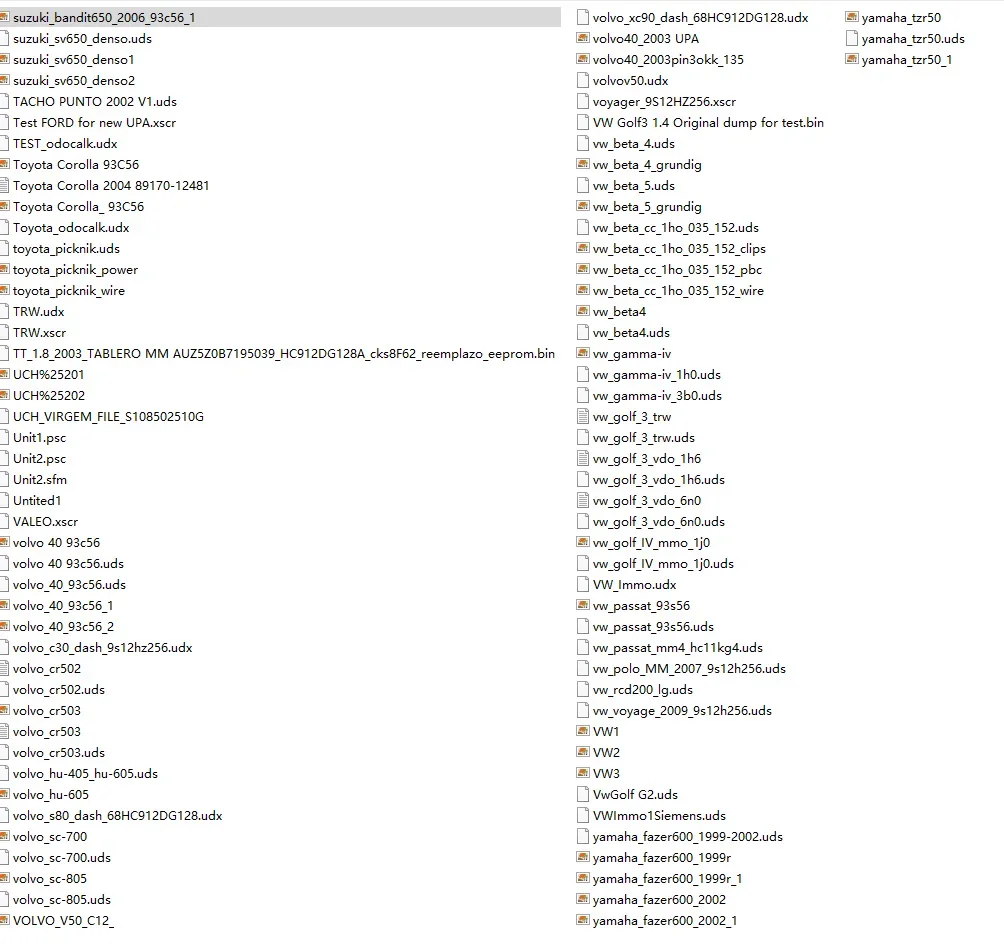 UPA Programmer Script Files Collection Database  About 581 MB