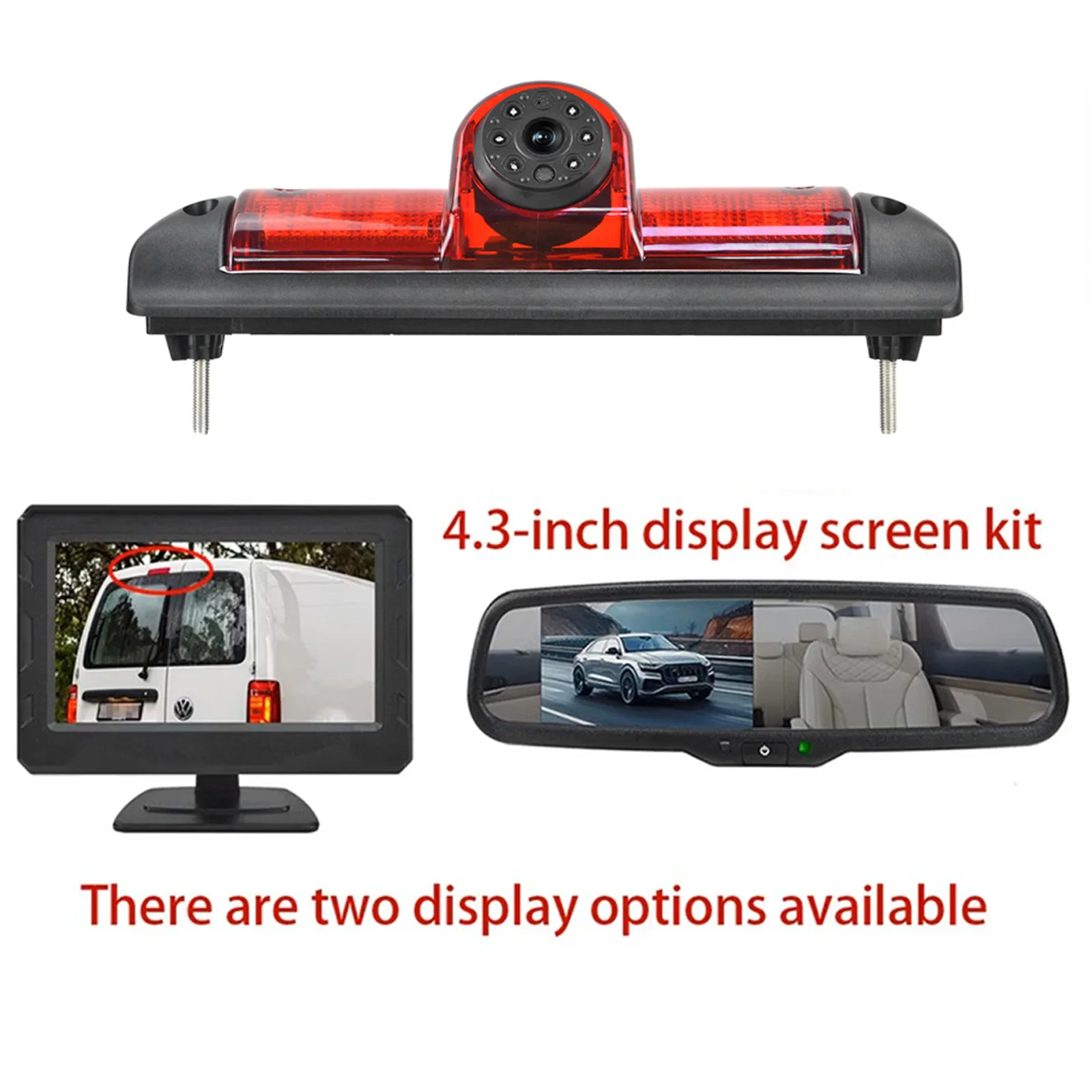 hd Parking Car Rear View Camera CCD HD Brake Light 4.3 Inch Monitor for FIAT Ducato CITROEN Jumper PEUGEOT Boxer 2006-2015