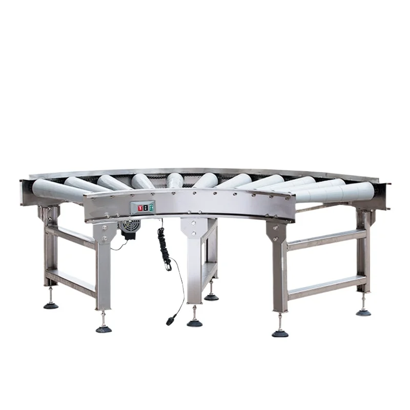 LMM annular power conveyor U-shaped conveyor belt logistics express workbench turning assembly line