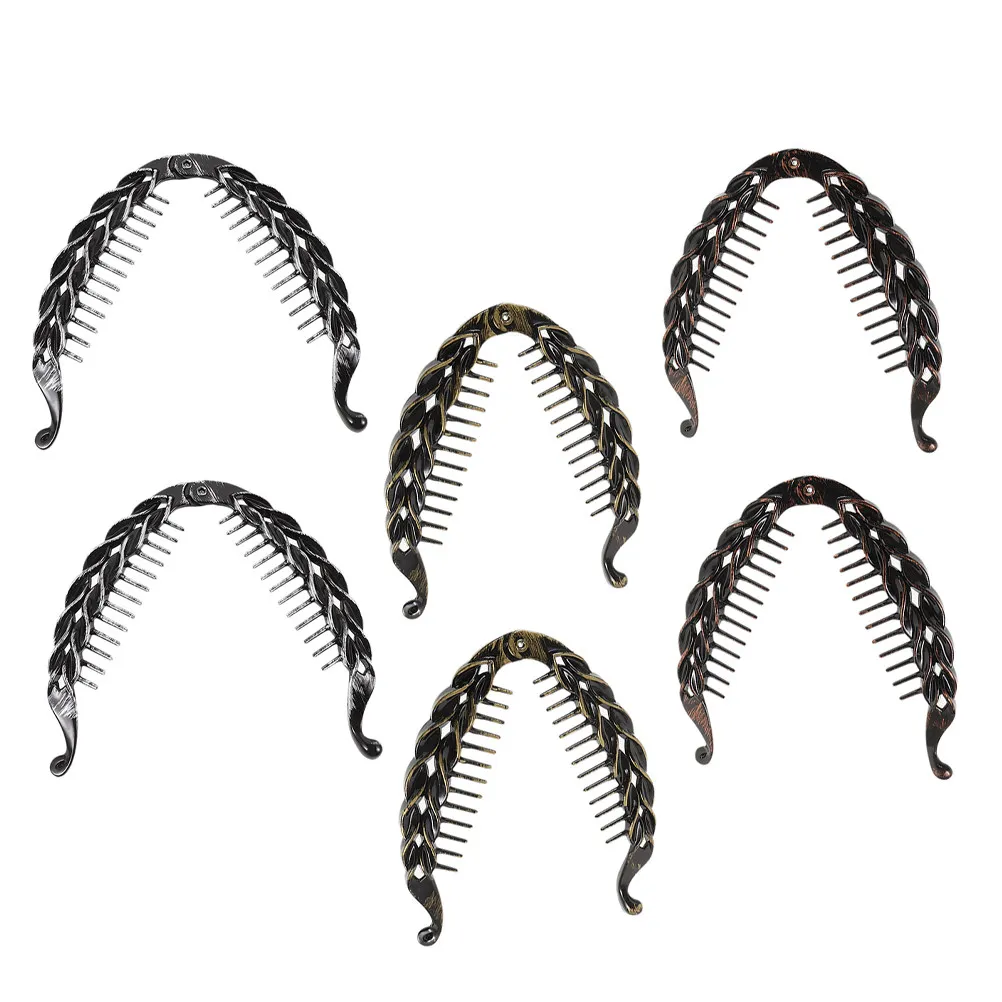 

6Pcs Banana Hair Clips for Women Large Claw Clips Nonslip Grip Heavy Duty for Thick Long Curly Hair Styling Daily Party Use