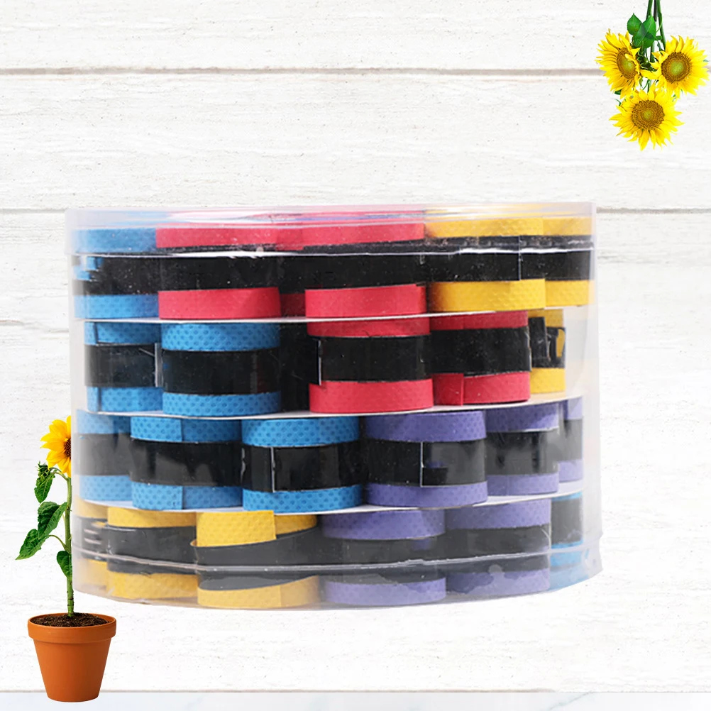 

2.5Cm Racket Handle Sweat Absorbing Durable Pu Wrapping Strap For Badminton Tennis Tabletennis Lawnmower Stroller