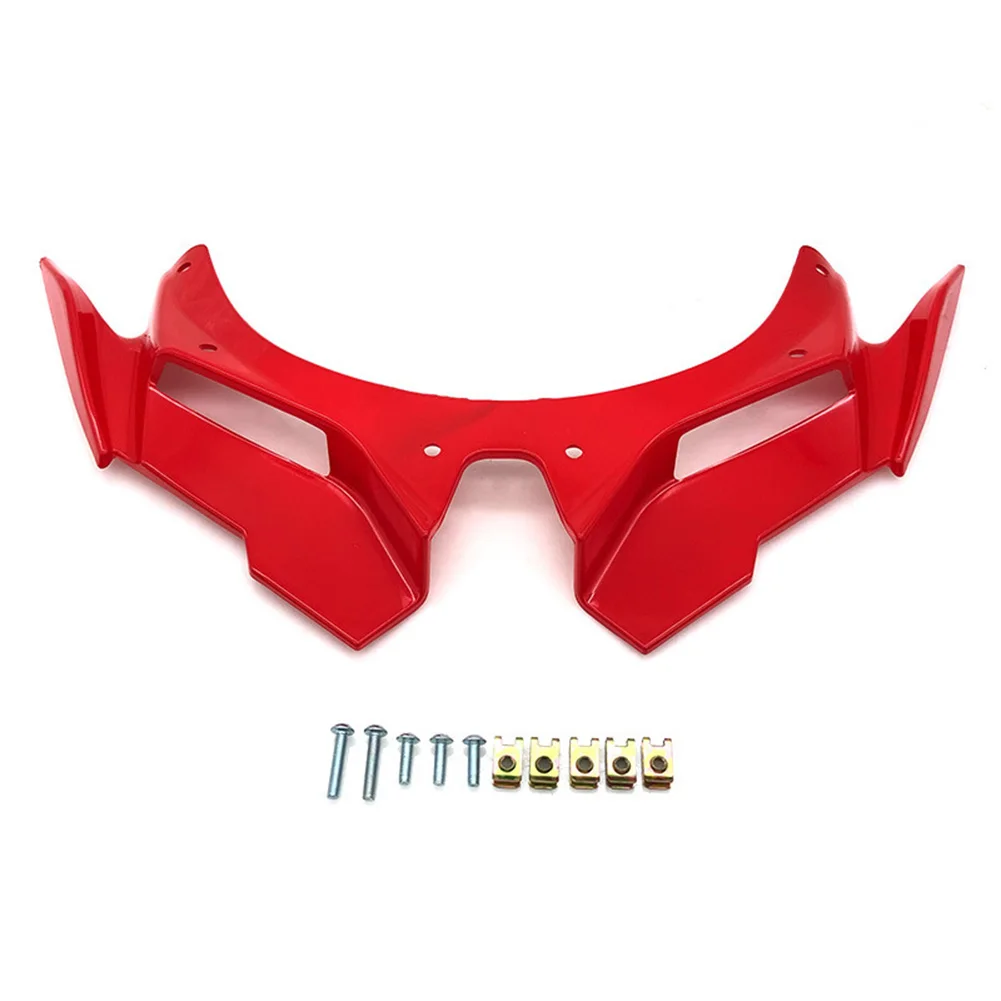 Front fairing winglet aerodynamic wing protector for Kawasaki ZX25R 2021 2023 motorcycle ABS spoiler practical and reliable