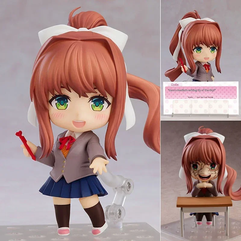 # 1817 Clube de Literatura! Figura de menina anime Figura de ação Monika # 2250 Sayori/Yuri/Natsuki Estatueta Modelo Colecionável Boneca Brinquedo Presente