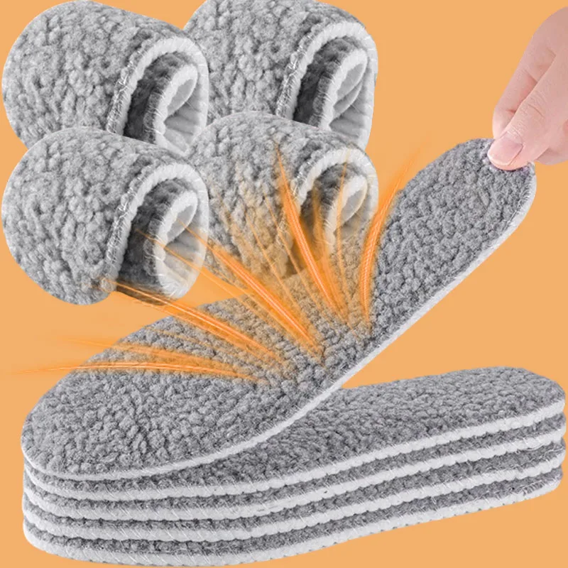 5 أزواج للجنسين الشتاء الكشمير النعال الدافئة مع أفخم الصوف رشاقته لينة منصات مريحة الثلوج الأحذية الذاتي ساخنة الرياضة إدراج