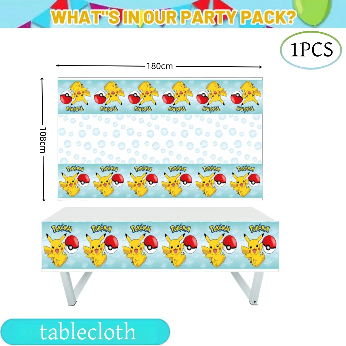 포켓몬 생일 파티 장식, 피카츄 풍선, 식기 접시, 식탁보 마스크, 베이비 샤워, 어린이 파티 용품, 남아용 장난감
