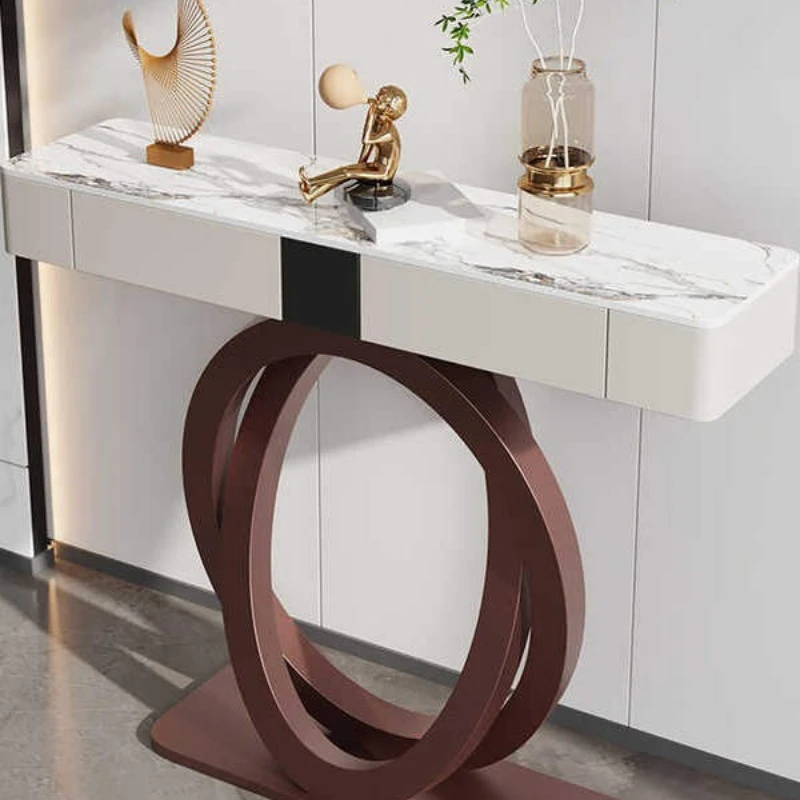 

Simple modern table aisle corridor wall decoration cabinet entrance design sense console