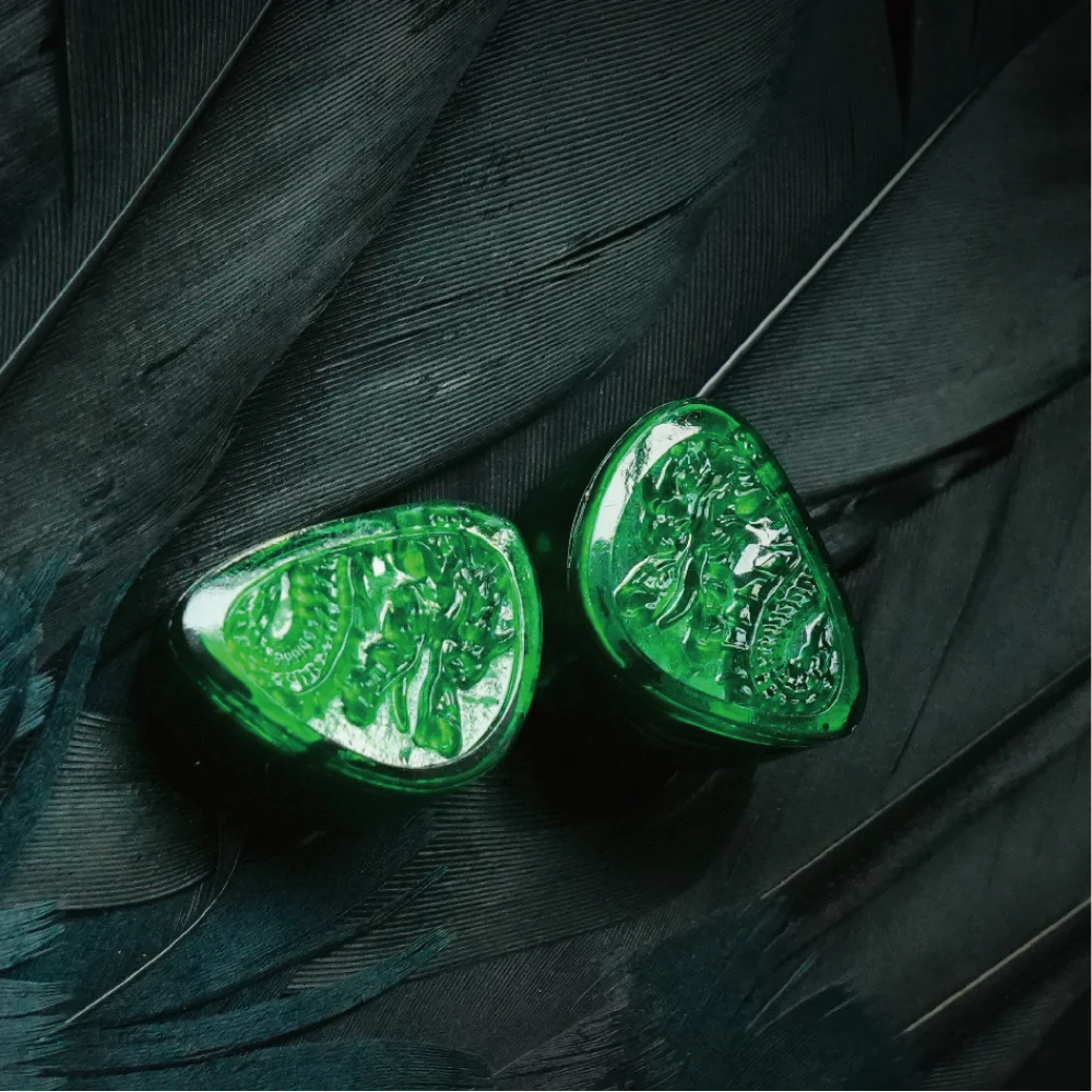 TANGZU WANER SG 2 Jade Dragon Edition 10 мм одинарные динамические наушники-вкладыши из ПЭТ с силиконовой сумкой для хранения и широким отверстием Sancai