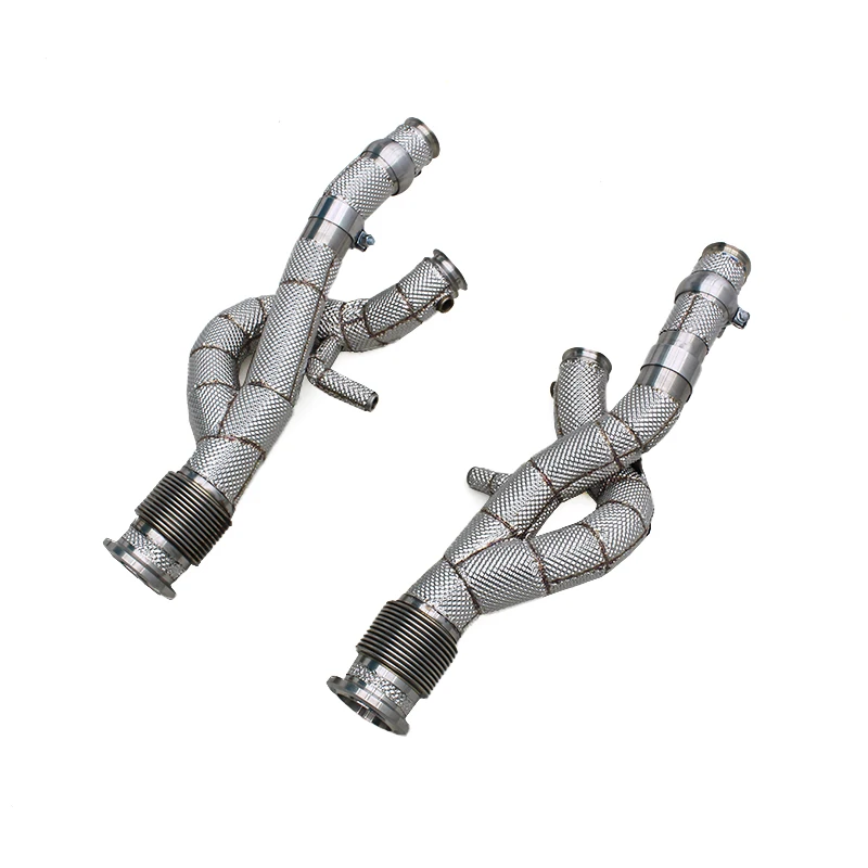

OEM Car Exhaust Pipes For Lamborghini Revuelto V12 6.5L 2023-2025 Stainless Steel Downpipe With Heat Shield