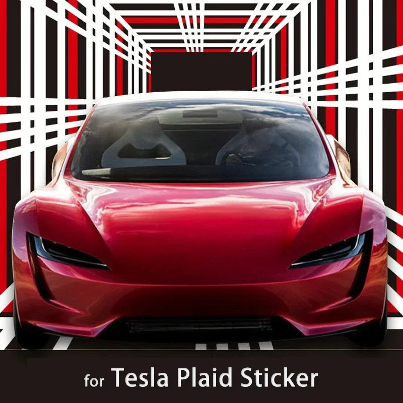 

3D Aluminum Tesla Emblem Badge for Model 3 Y X S Plaid - Waterproof Car Stickers, Durable Custom Decals