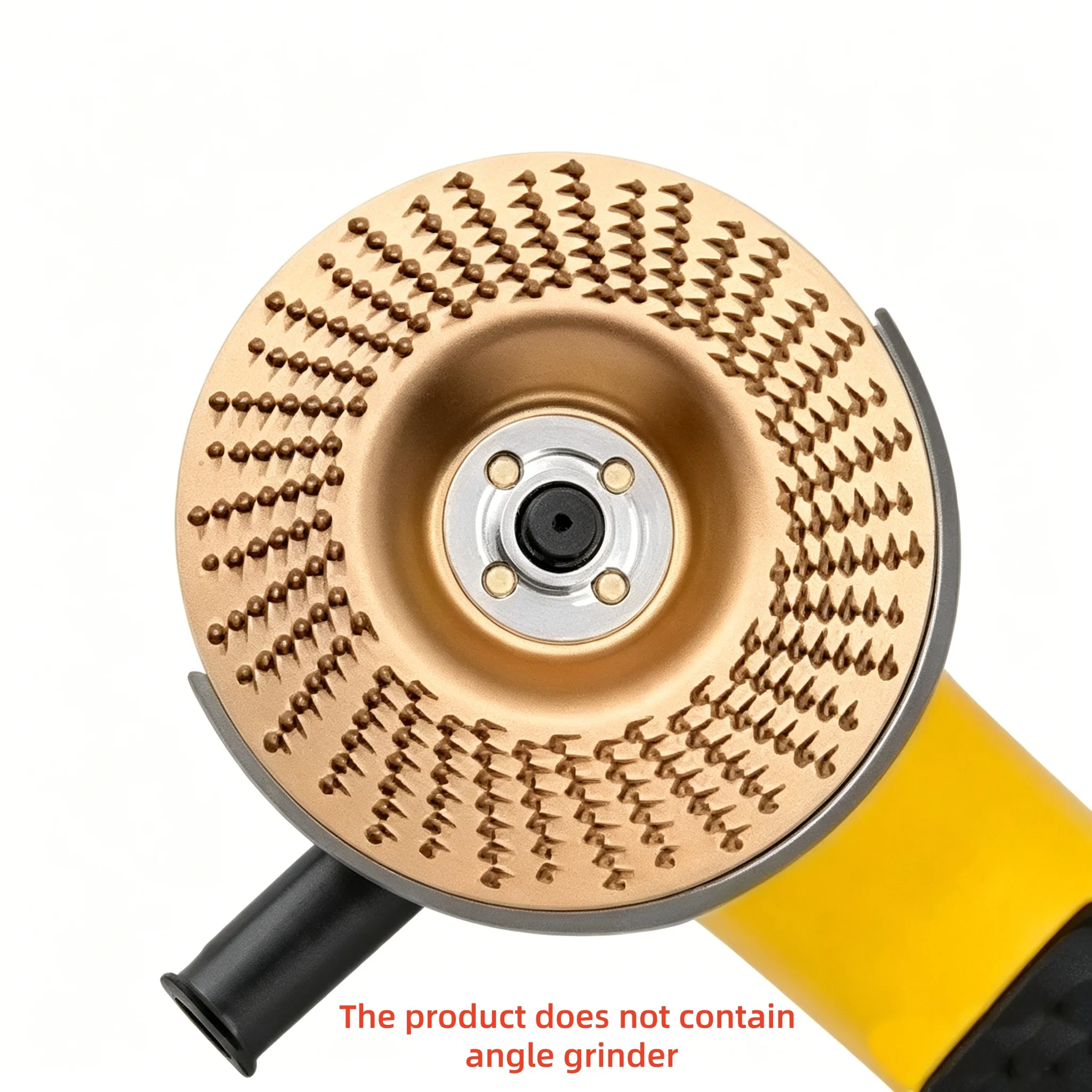 3/5pcs Woodworking Abrasive Disc 100mm Outer 16mm Inner Hole Barbed Tooth Polishing Wheel For Wood Carving Polishing Tools