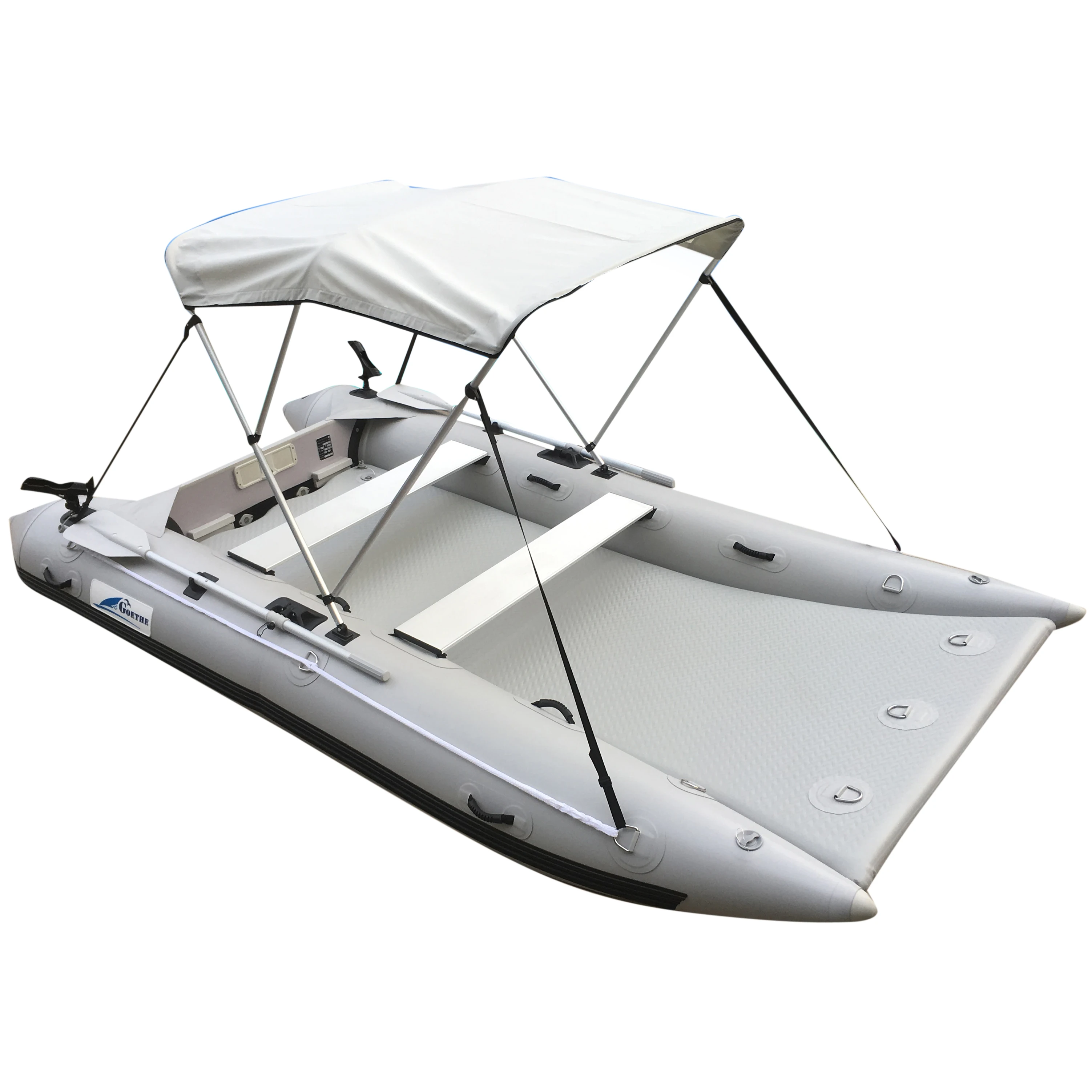 

3.65m 4-5person Inflatable Race Catamaran Boat Power High-speed Catamaran Sailing Yacht