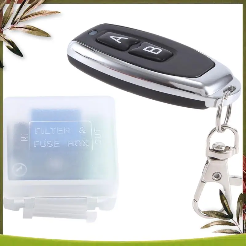ABDW-DC 12V Single Channel Relay Module Universal Wireless Switch RF Relay Receiver + 2 CH Remote Controller