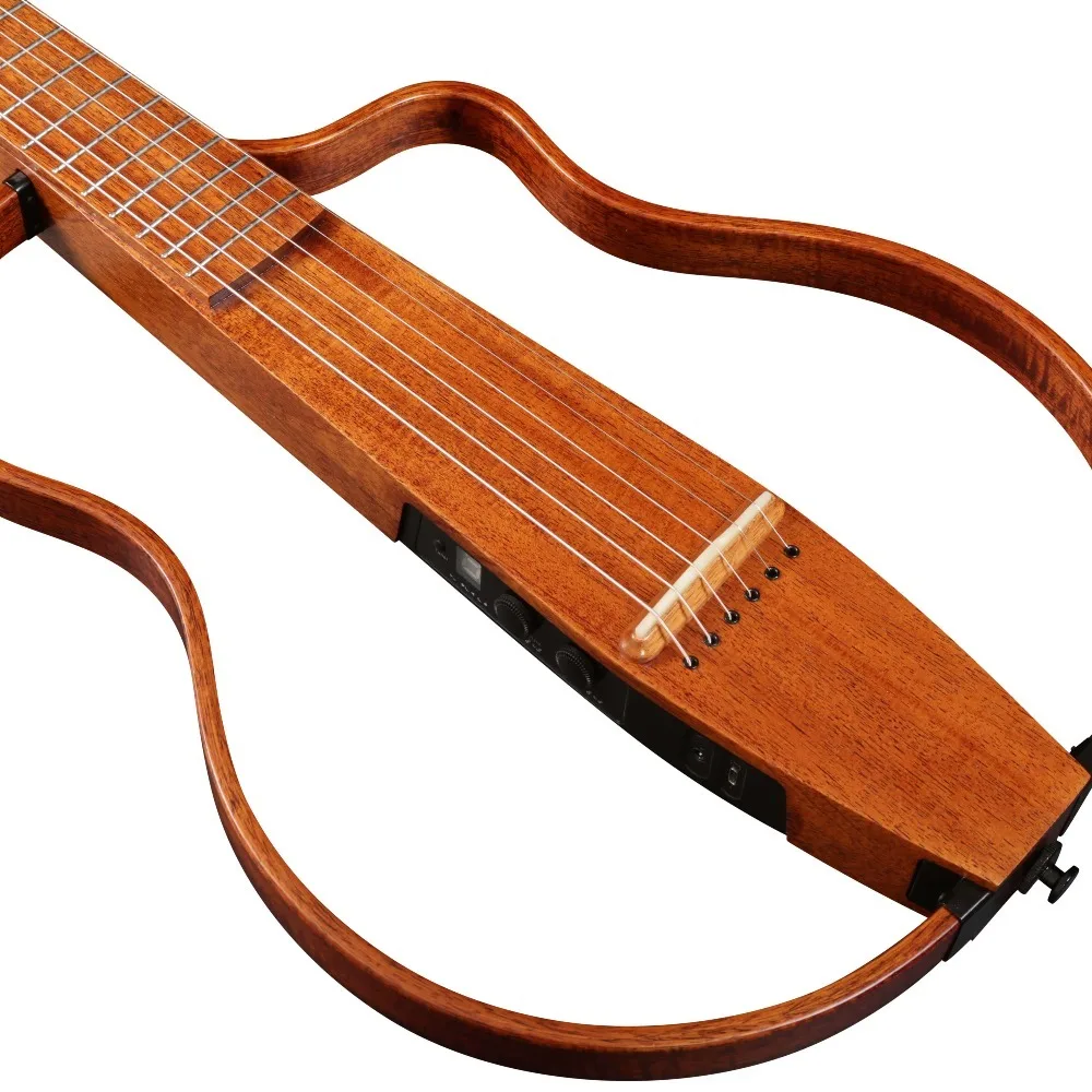 Unieke kenmerken Slimme stille 6-snarige gitaar Mahoniehouten body Elektrische gitaar met matte afwerking voor muziekliefhebbers