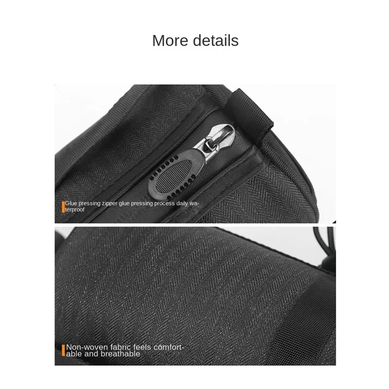 

A18E-Bike Bag Portable Mountain Road Bike Frame Tube Bag Multipurpose Bike Handlebar Stem Pouch Outdoor Cycling Parts Accessorie