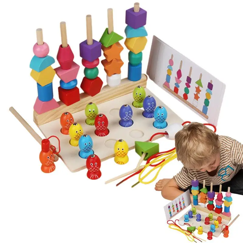 

Bead Sequencing Toy Set Matching Shape Stacker Toy Matching Shape Stacker Toy Matching Shapes Colors Stacking Toy Educational