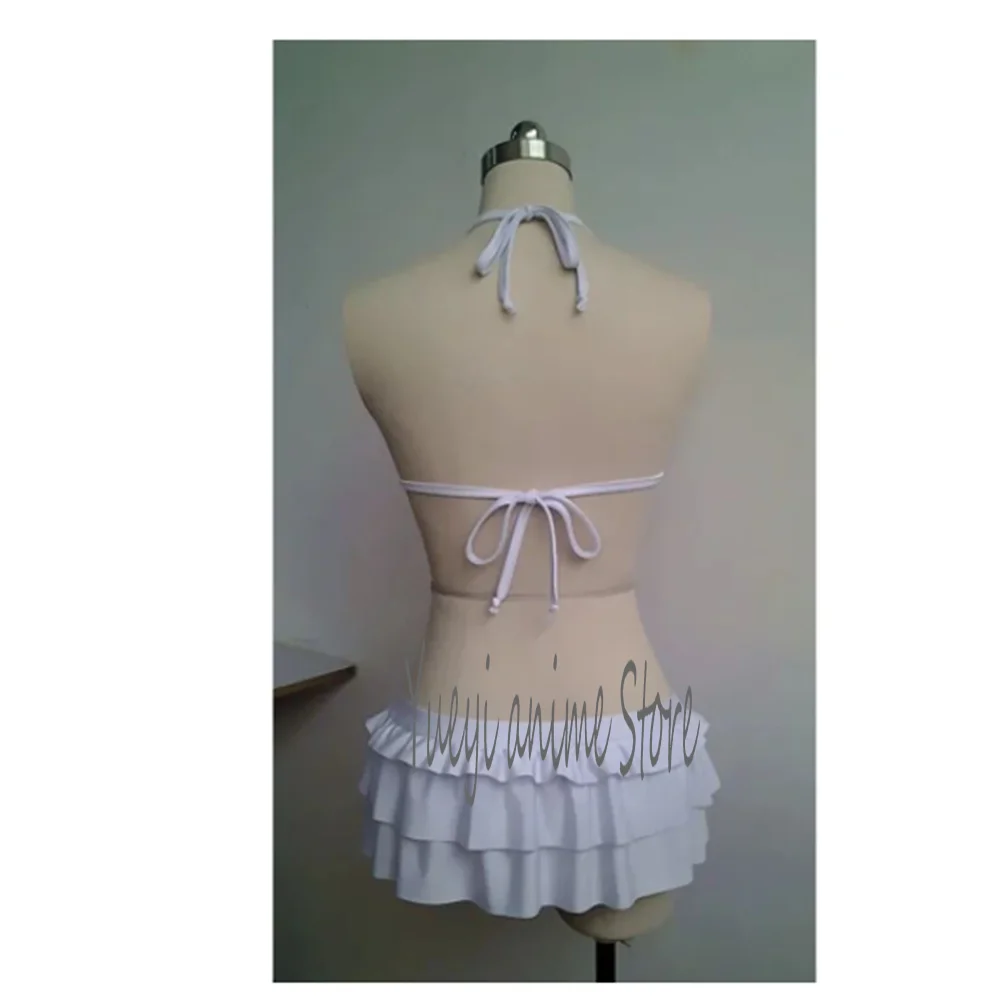 Anime Lolita Cosplay Traje para Mulheres, Chiaki Nanami Bikini, Vestido de Maiô, Personalizar Tamanho