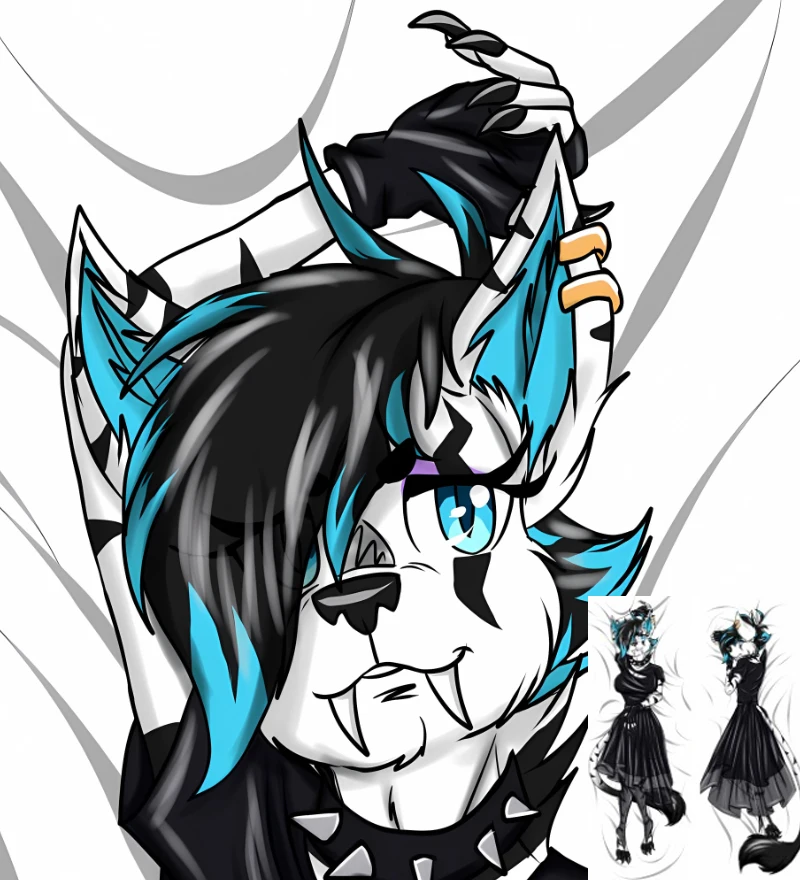 

Fluffy Furry Leyla Katzend Ereki Kagami Geecku Beau Jaggi Anime Dakimakura Pillowcase Double-sided Print Body Pillow Cover Case