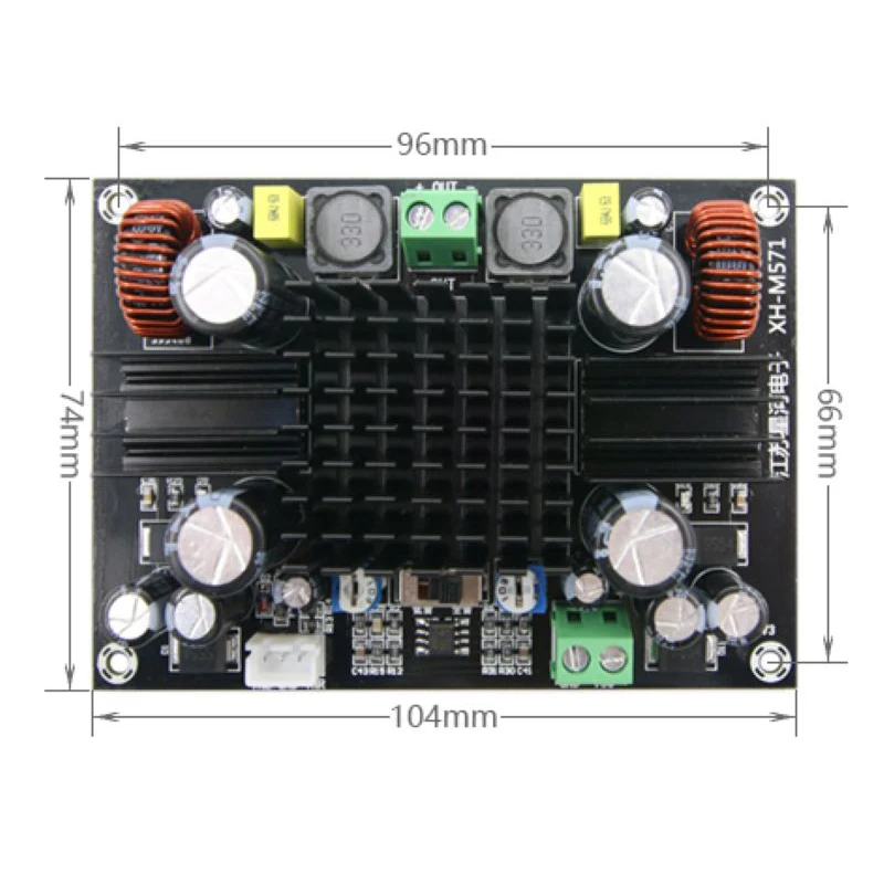 TPA3116 High power Car Audio Amplifier Board Mono 150W TPA3116D2 Amplifier Built Double Booster System Amplifier