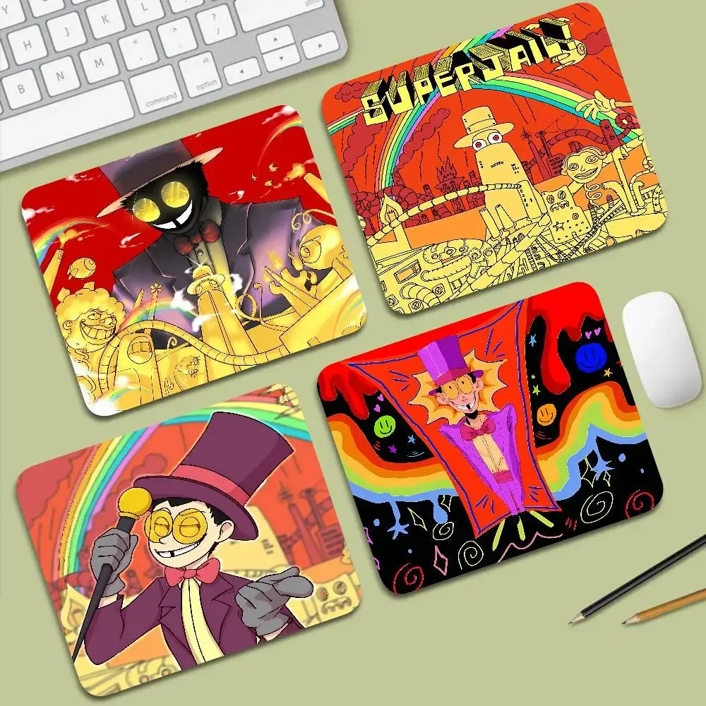 American S-Superjails Anime Mouse Pad Small Office Table Mats Computer Accessories Washable Non-slip Rubber With Precision
