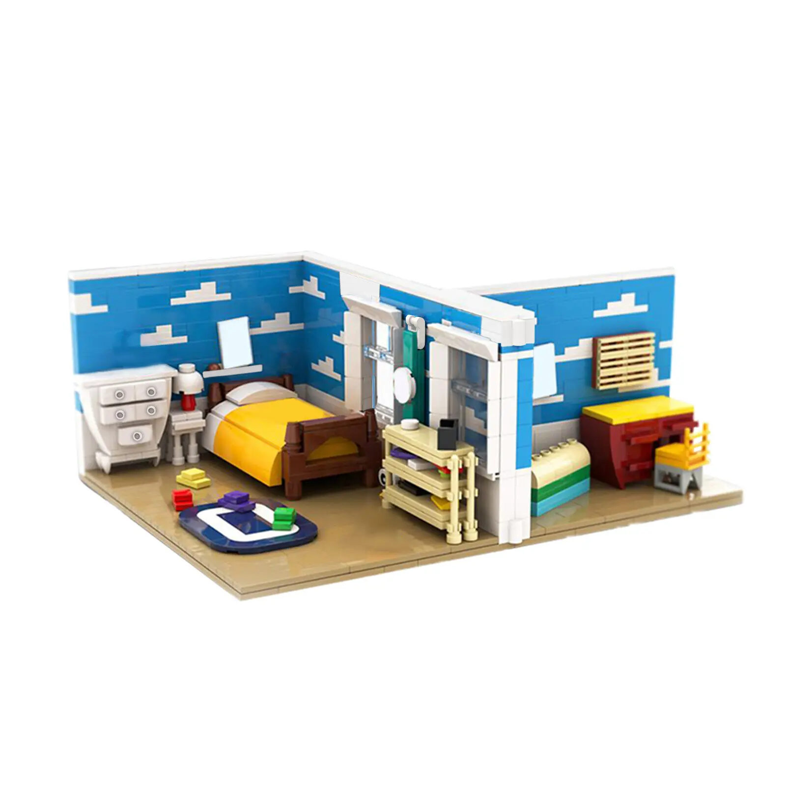 

Andy's Room with Removeable Furtniture and Accessories 699 Pieces MOC Build