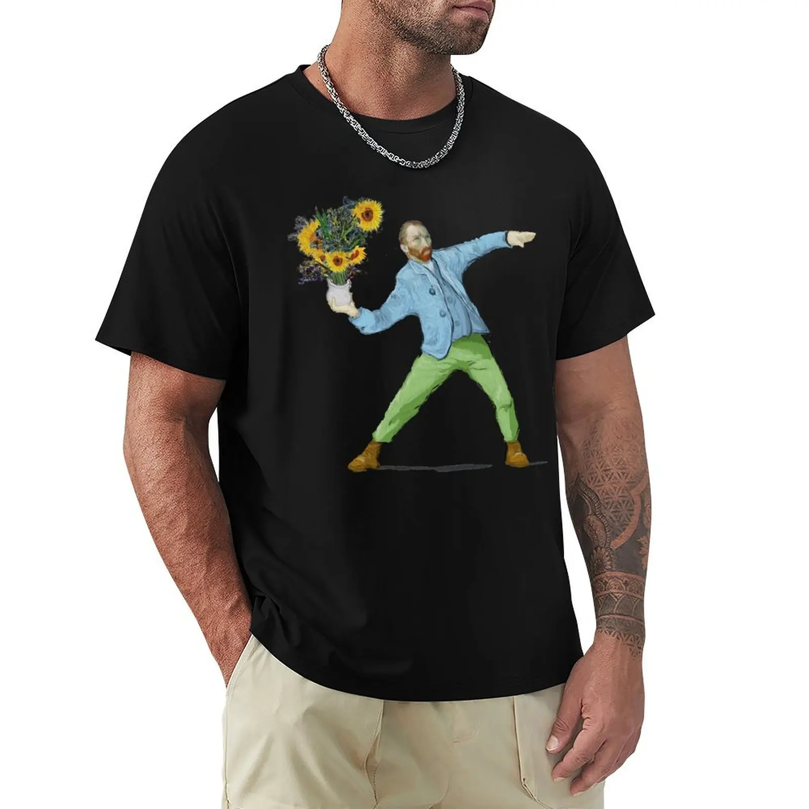 Van Goghsky T-Shirt Stylish Print Short Sleeve Tee