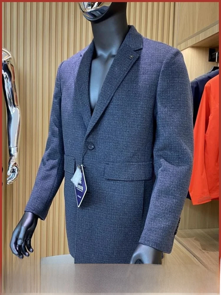 

Detachable Inner Du down Filling Men's Casual Commuter Autumn Winter Busin Suit Jaet Faionable All-Match