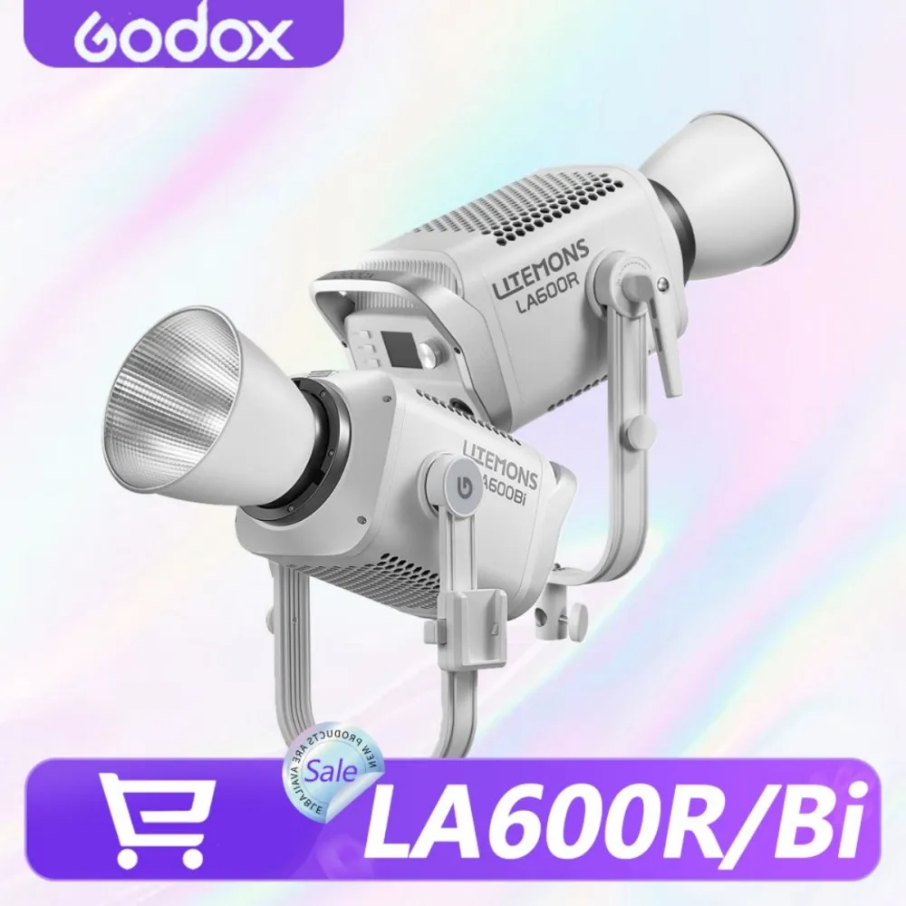 Godox LITEMONS LA600Bi LA600R 600W LED Light for Portrait Interview Live Streaming Product Photography Content Creation