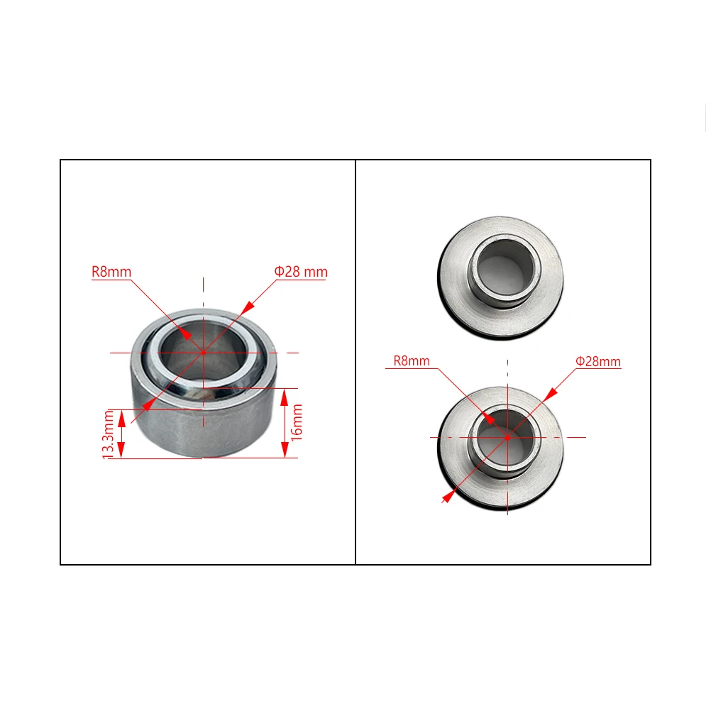 For KTM 17-23 Motorcycle Rear Shock Absorber Lower Bearing Bushing Kit SWING ARM Pivot Radial Joint Bearing PDS Fisheye Bearings