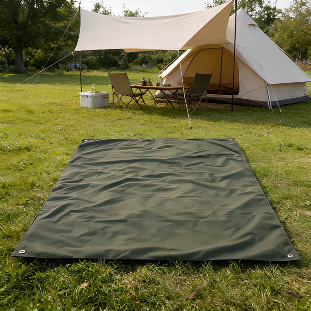 Durable Portable Picnic Mat | Thickened Oxford Cloth Tent Floor Mat, Waterproof Outdoor Blanket for Camping 1