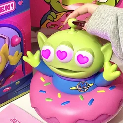 New Genuine Disney Story Alien Night Light Alien Anime Figure Kawaii Model Toy Night Lamp Room Desktop Decor Gift Box For Kids