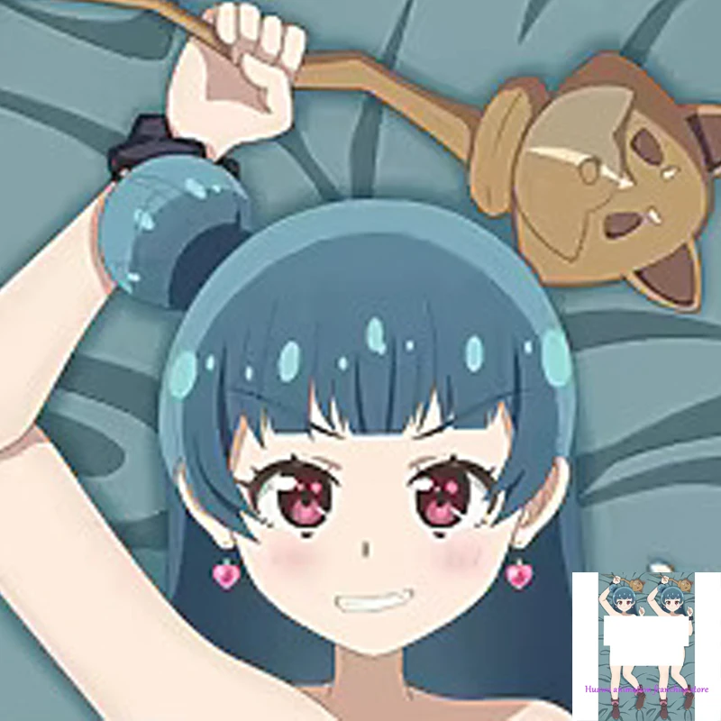 

Anime Dakimakura Pillow Tsushima Yoshiko 2-Side Print Pillowcase Hugging Body Cushion Cover Otaku Waifuristmas Decoration 2023