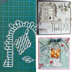 Window Metal Stencil Mold Cutting Dies Decoration Scrapbook Die Cuts Album Paper Craft Embossing DIY Card Crafts