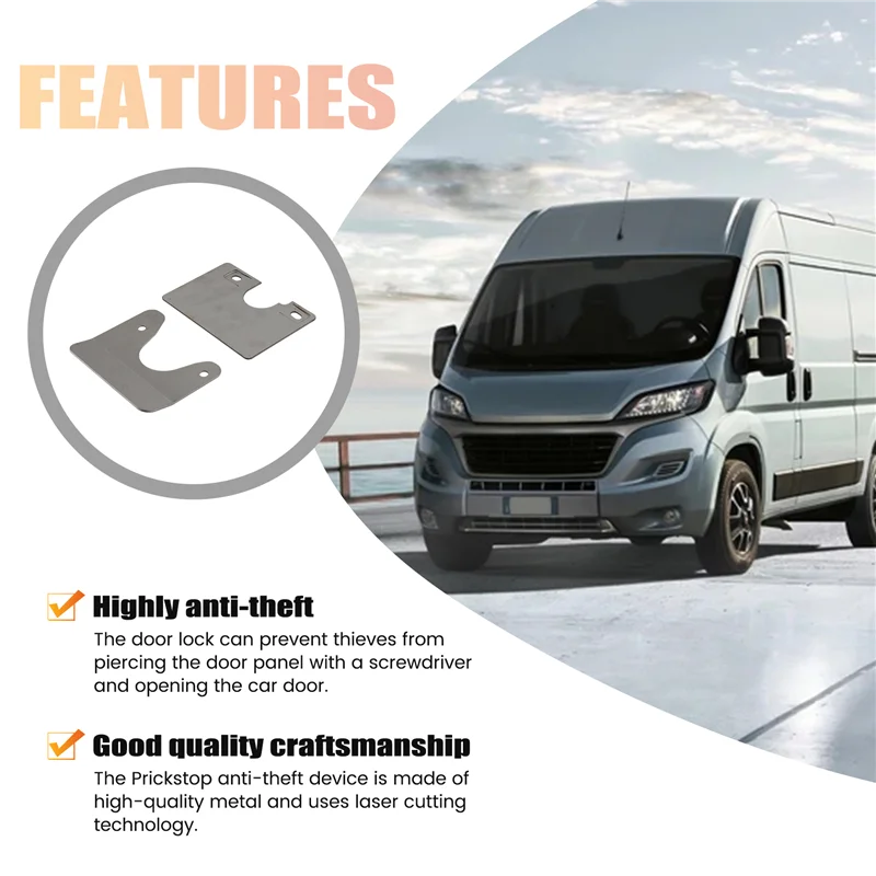

Portable Car Door Burglary Protection Driver Door And Rear Door Lock Prick Stop 7192001 For Fiat Ducato Citroen Jumper Boxer Fus