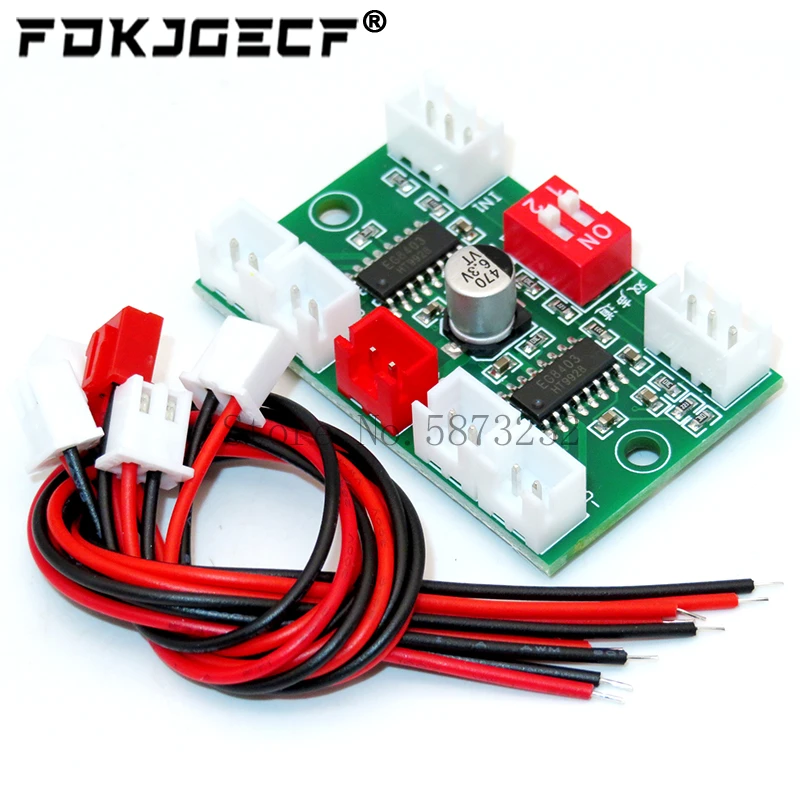 Mini XH-A156 PAM8403 Digital Audio Amplifier Board DC 5V 3W*4 4 Channel AMP with Cable For Laptop Desk Speaker