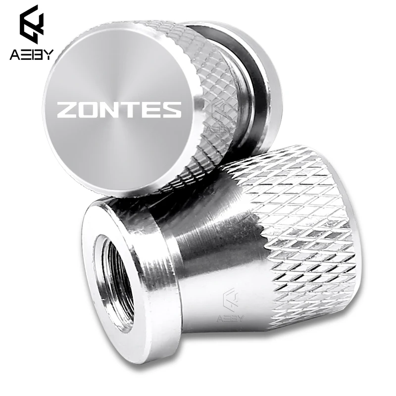2PCS Motorcycle Aluminum Alloy Tire Wheel Parts Valve Stem Caps Cover For Zontes G1 125 ZT125 G1 ZT125U ZT 125 U ZT 310R 310X