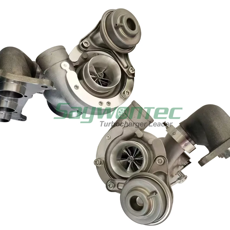 

For BMW 535i 49131-07019 49131-07030 High Performance Flow Billet Twin Turbo Ball Bearings Td04 17t 19t N54 Turbocharger