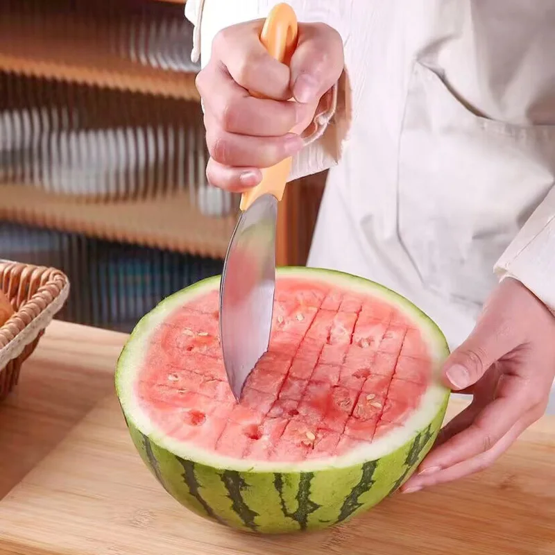 Fruit Shape Scoop, Watermelon Cutting Tool, Avocado Dicing Tool, Segmentation Mold, Digging Spoon to Open Fruit, 1Pc