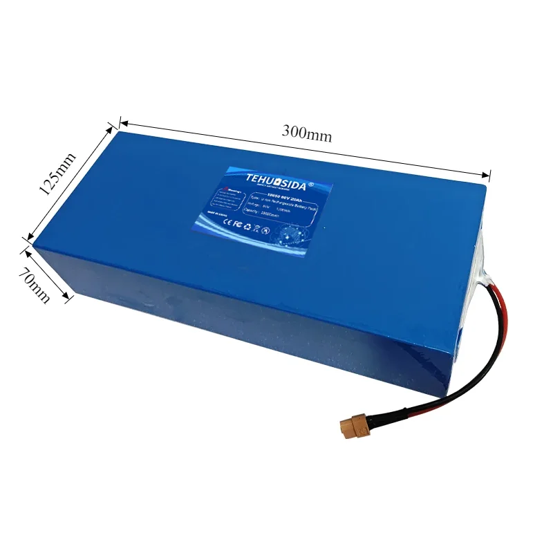 60V 20000mAh 18650-16S6P Lithium-ion Rechargeable Battery Pack for Electric Motorcycle/electric Tricycle Power Lithium Battery