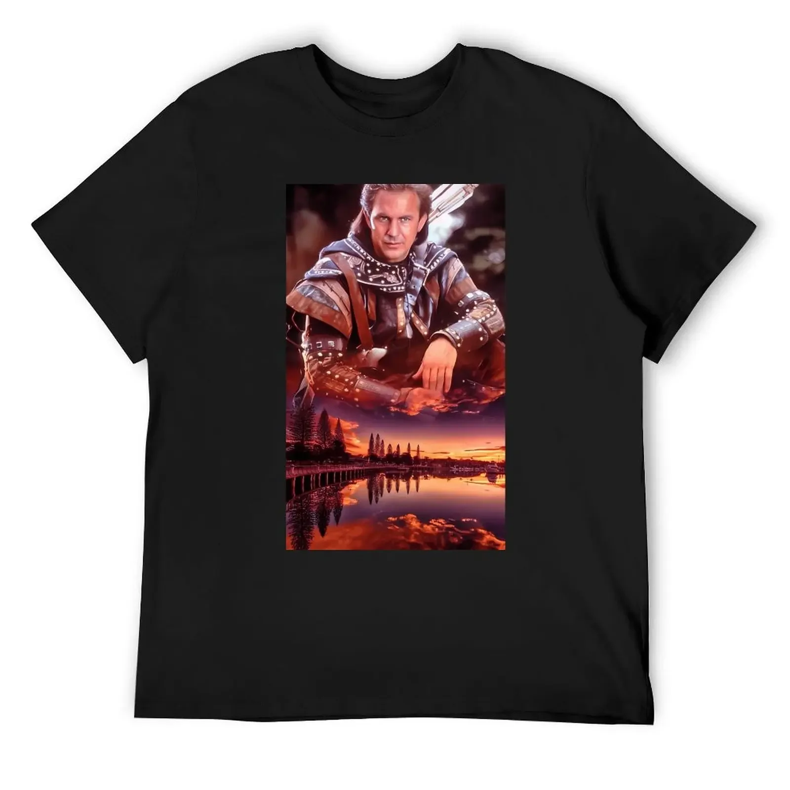 

Kevin Costner Robin hood T-Shirt plus size clothes graphic t shirts kawaii clothes mens graphic t-shirts pack