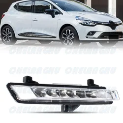 For Renault Clio 2016 2017 2018 2019 Right Side Front Bumper LED DRL Daytime Running Light Lamp 266051034