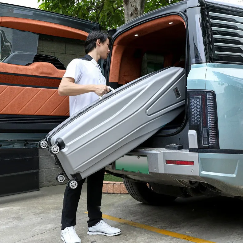 PGM Golf  Men's and Women's Aviation Bags, Hard Shell Aircraft Consignment Bags with Roller Skating Travel Ball Bags Protective