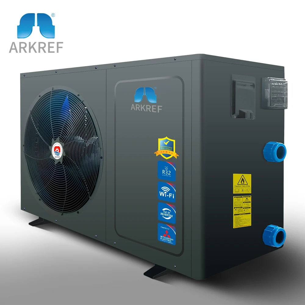 Inverter Swimming Pool Heat Pump R410A For Swimming Pool Spa Water Heating And Outdoor Circulation Installation With APP Control