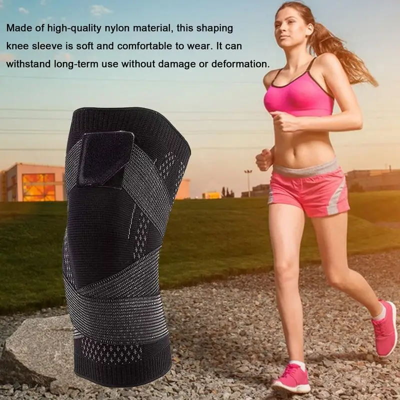 Self-heating Knee Sleeve Acupressures Selfheating Knee Sleeve Self-Heating Knee Sleeve Stretch Knee Brace For Home Offices Daily