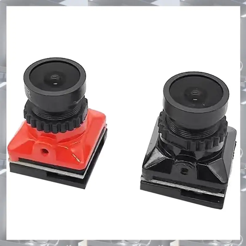 A84F-FPV Camera 1800TVL 5MP 2.1Mm 1/8 Inch Starlight Sensor 5V-40V NTSC/PAL With OSD For RC FPV Racing Drone DIY Parts Red