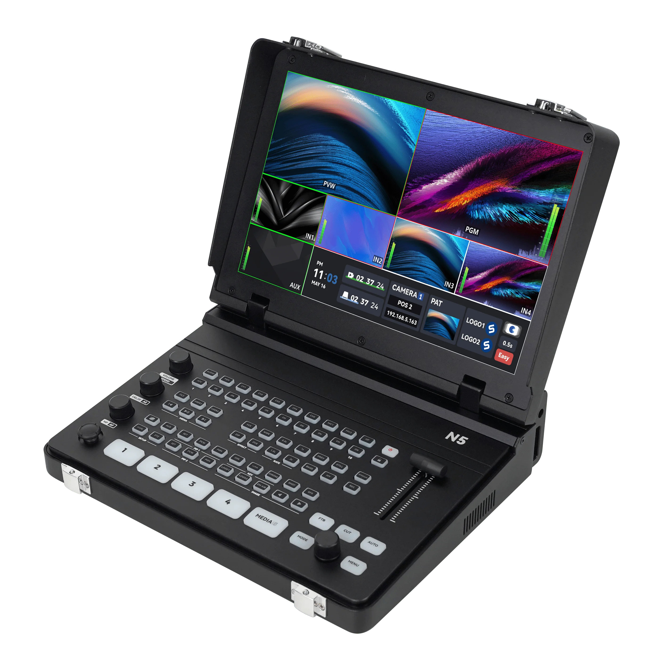 NeoLIVE N5S 5CH Laptop Live Streaming Switcher /SDI/Multi-Functional Input Support NDI Input