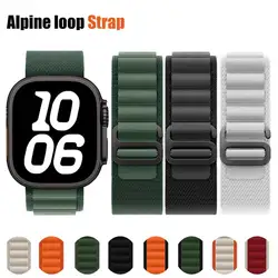 Alpine loop Strap for Apple watch Ultra 2 Band 46mm 40mm 45mm 41mm 38mm 42mm 49mm bracelet iWatch series 10 9 8 7 6 5 4 se Bands