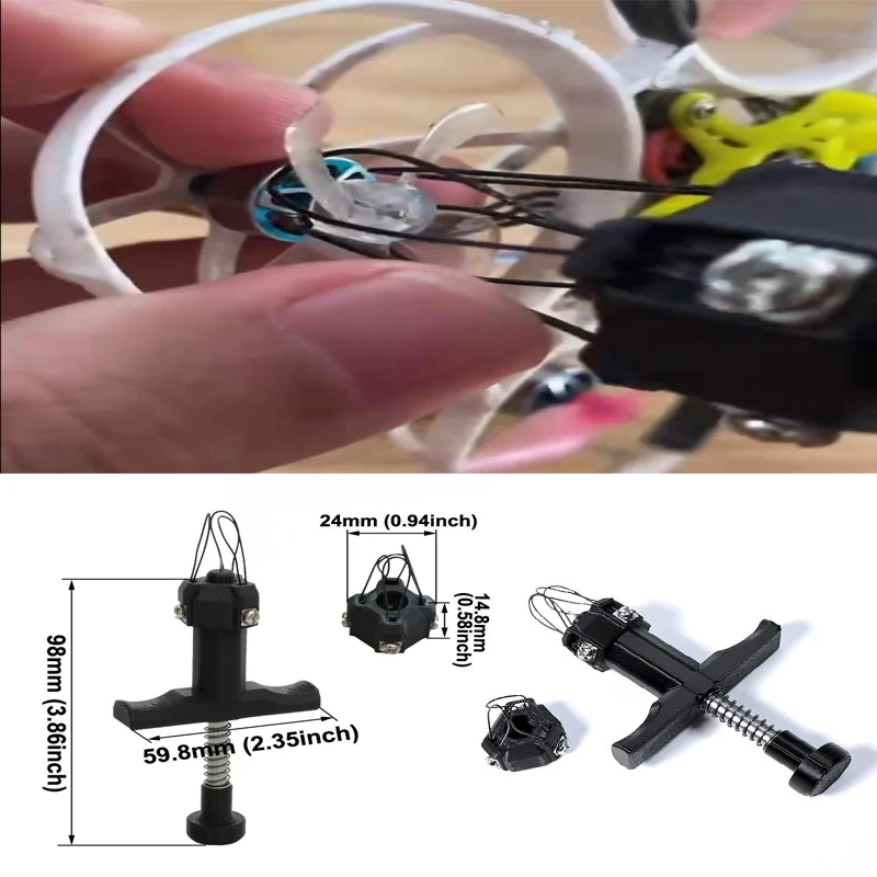 

1 комплект, черный 1S 2S FPV гоночный дрон, инструмент для удаления опора, съемник пропеллера для Beta FPV Air65/Air75 Meteor75 Pro